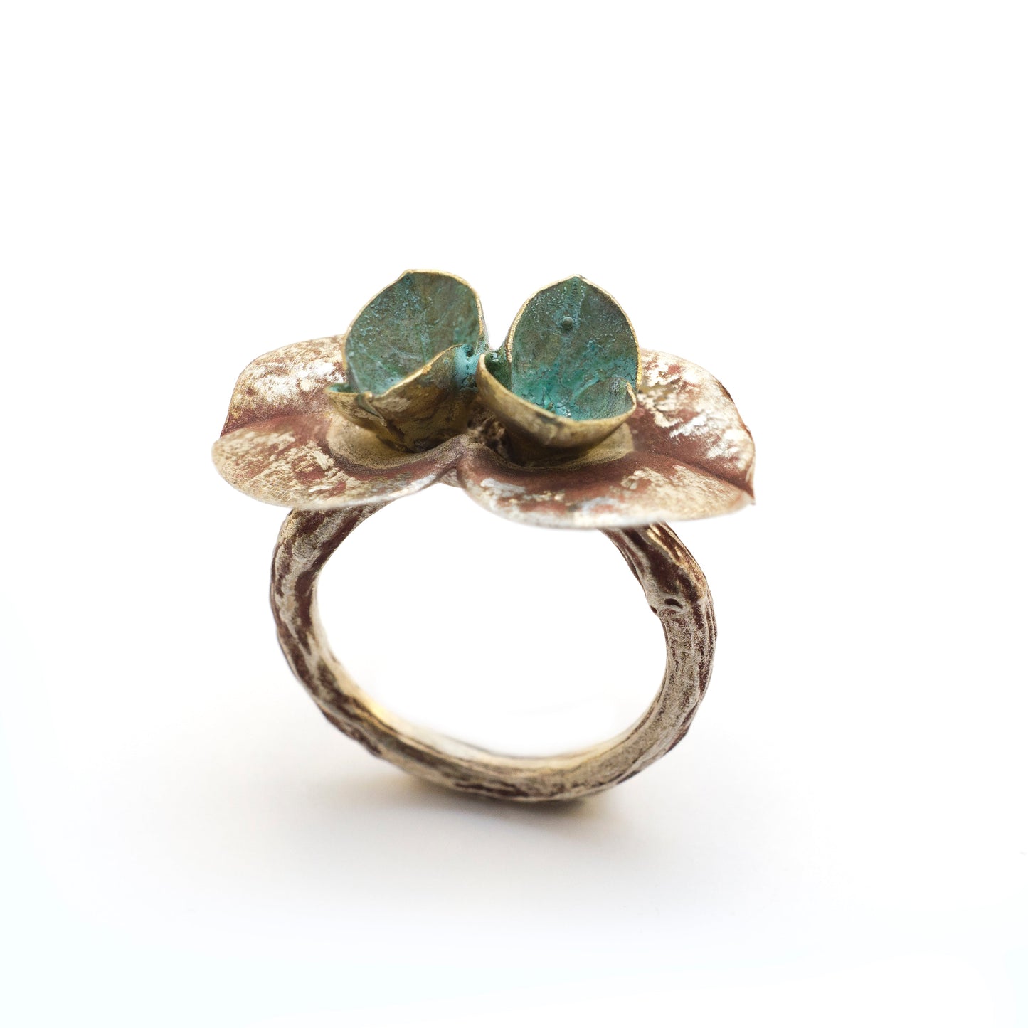 Euphorbia & Vine Branch Ring