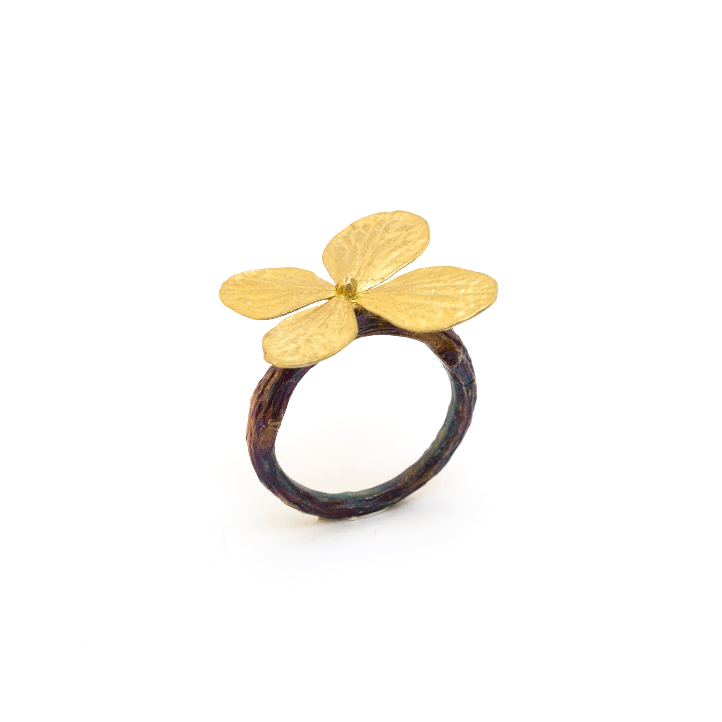 Hydrangea & Vine Branch Ring