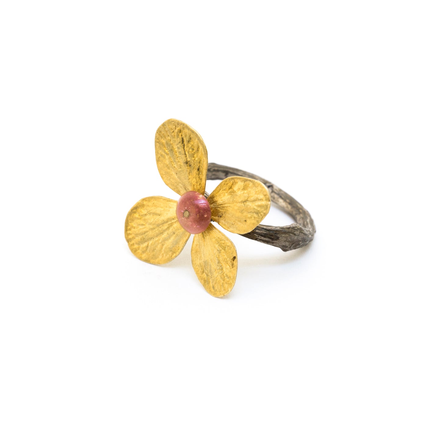 Hydrangea & Vine Branch Ring