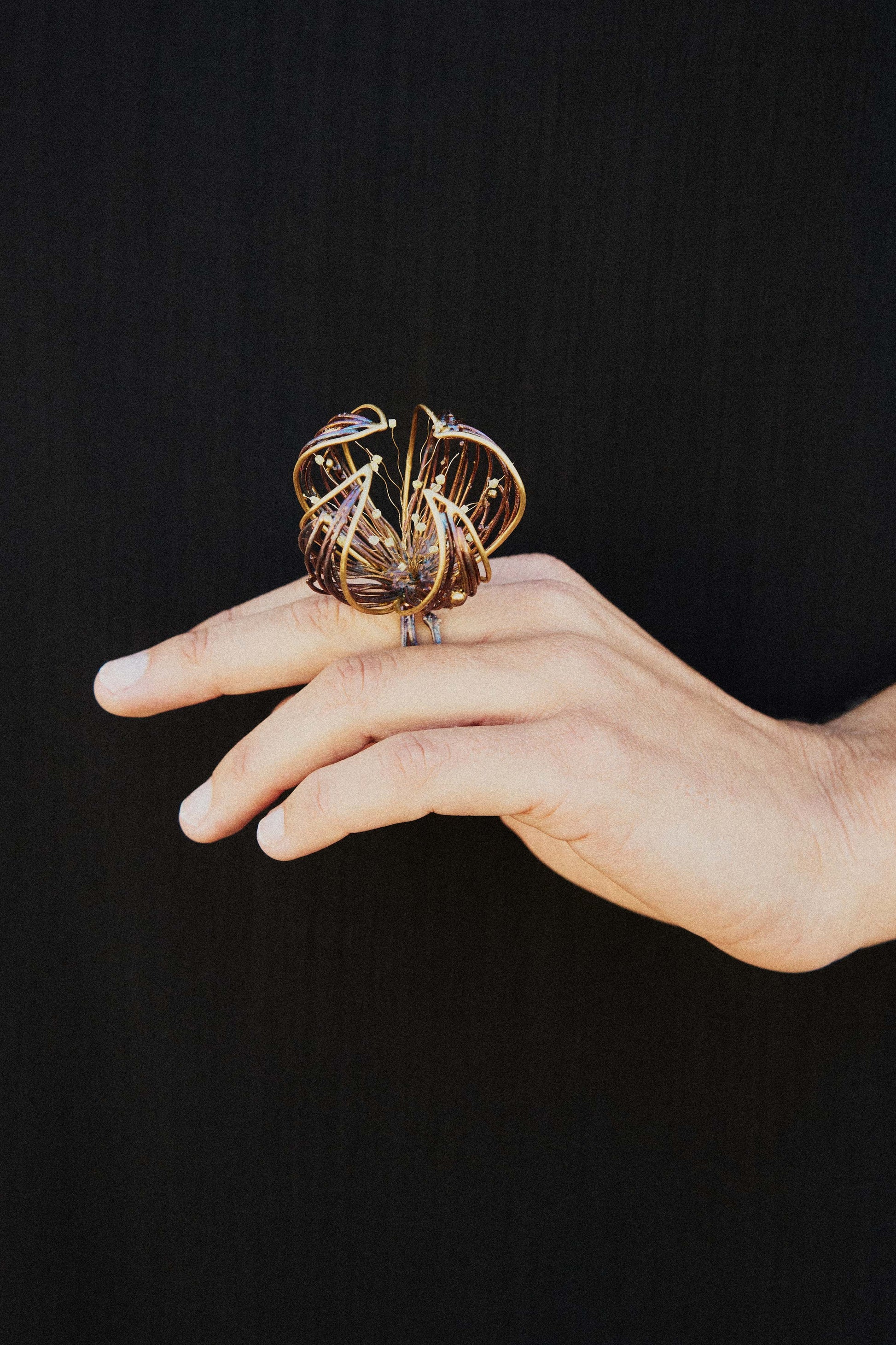 Daucus Carota Unique Jewelry Ring – Sifis Jewelry - Main Image