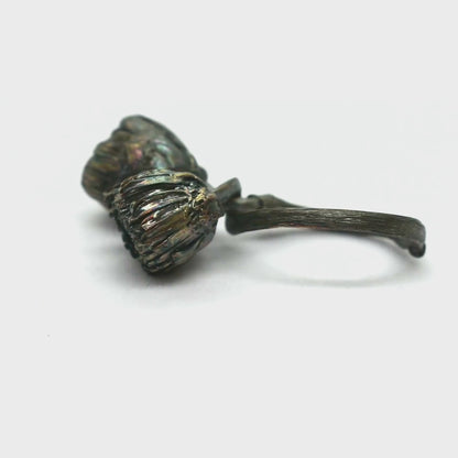 Chrysanthemum & Vine Branch Ring