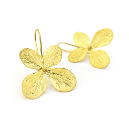 Hydrangea Flower Earrings - sifisjewellery Chaniajewellery Flowerjewellery Chania Flowerjewelery Flowersproducts