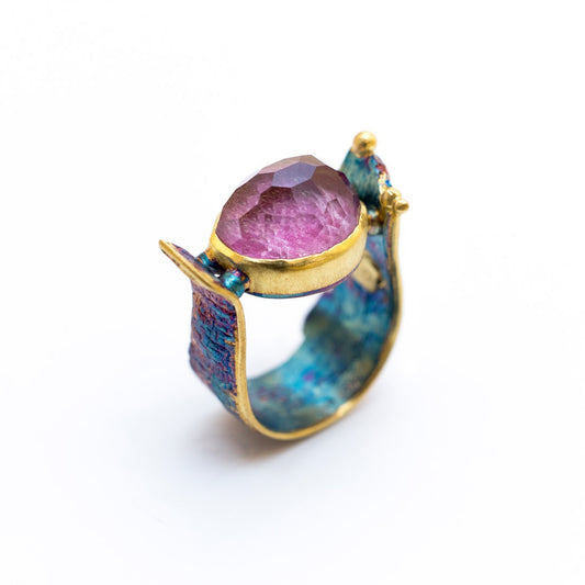 Oval Tourmaline Ring - sifisjewellery Chaniajewellery Flowerjewellery Chania Flowerjewelery Flowersproducts